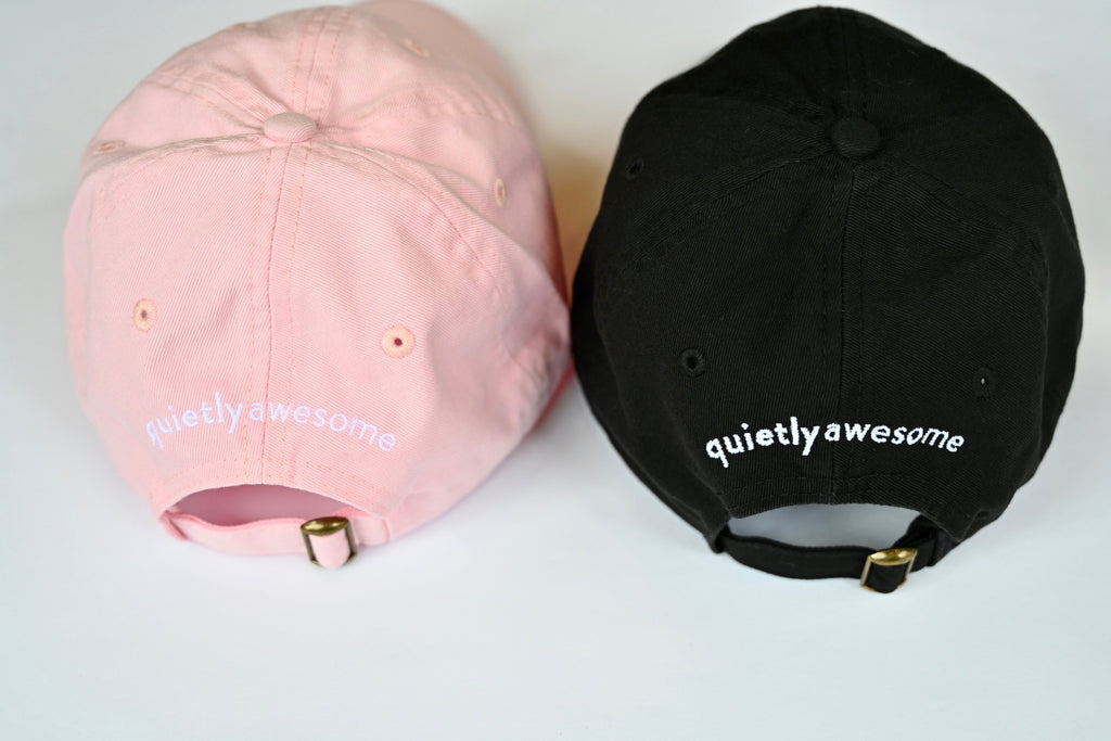 QUIETLY AWESOME SMILE CAP - Soft Pink