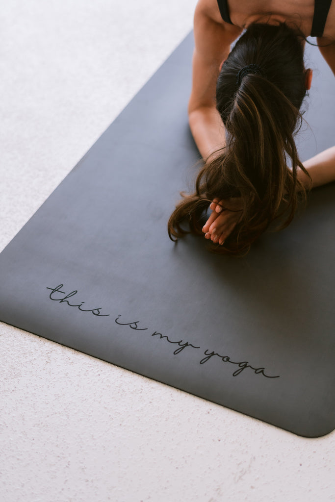 THIS IS MY YOGA MAT - SLATE GREY