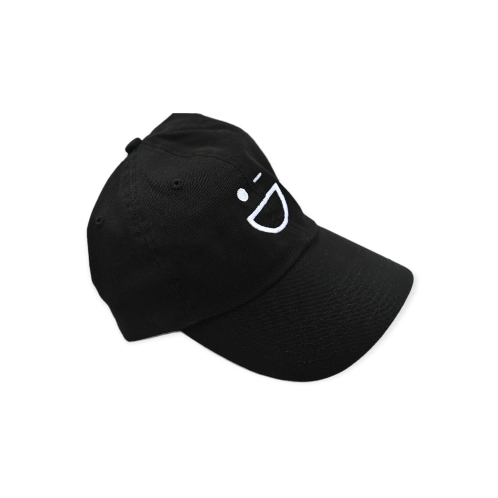 QUIETLY AWESOME SMILE CAP - Black