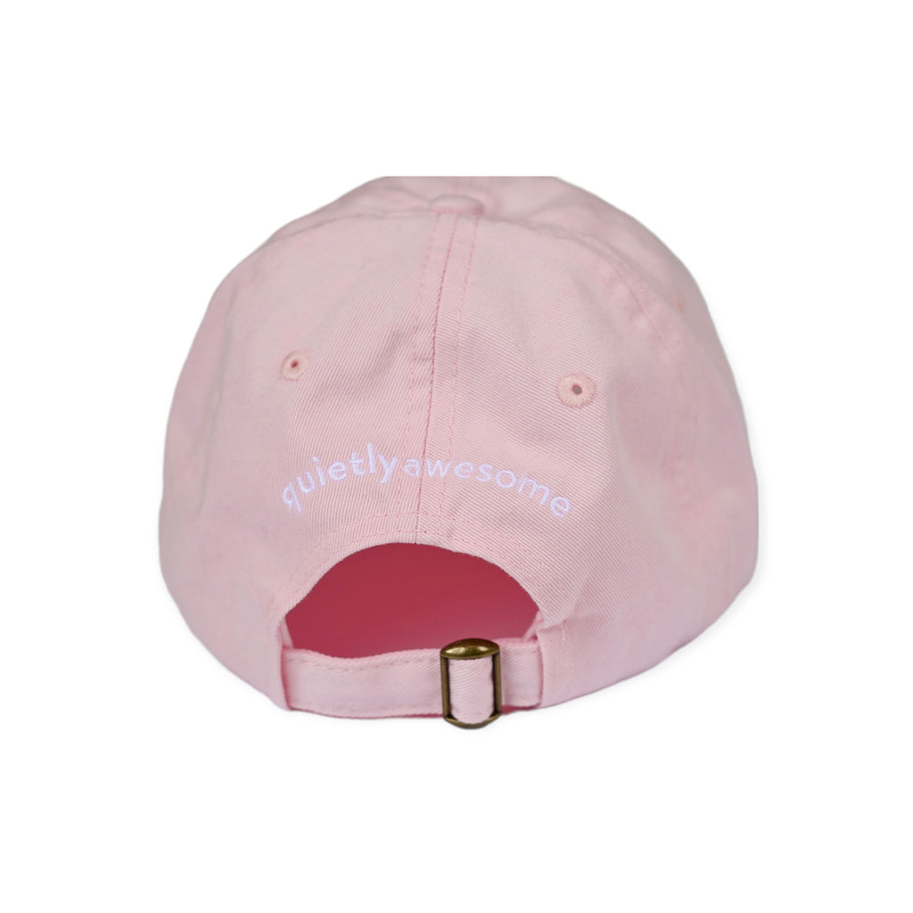 QUIETLY AWESOME SMILE CAP - Soft Pink